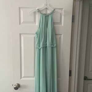 Mint green David’s Bridal Dress